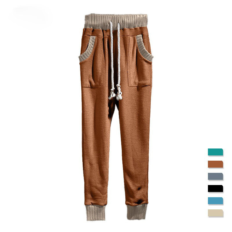 Herren Sportliche Jogginghose mit bequemen seitlichen Eingrifftaschen und elastischem Bund R&B