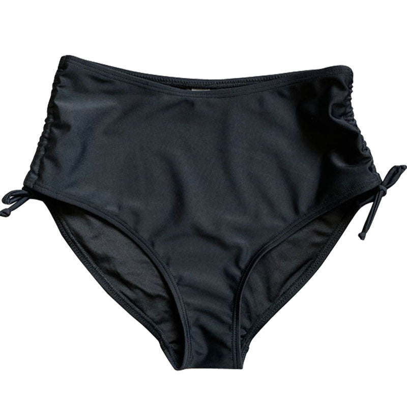 Damen Hochgeschnittene Bikinihose mit Raffung R&B
