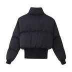 Damen Steppjacke mit hohem Kragen und elastischen Abschlüssen R&B