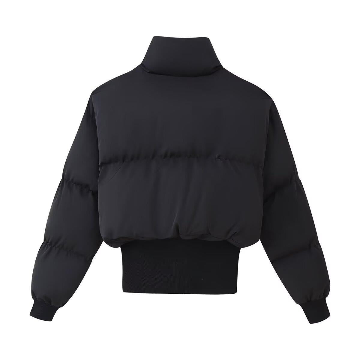 Damen Steppjacke mit hohem Kragen und elastischen Abschlüssen R&B