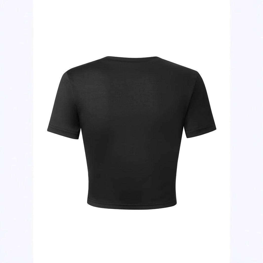 Damen T-Shirt mit fröhlichen Kirschmotiven und hochwertigem Baumwollmaterial R&B