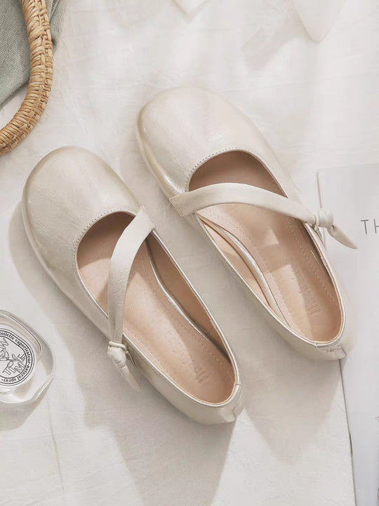 Damen elegante Ballerinas mit modischem Schleifendetail und komfortabler Innensohle R&B
