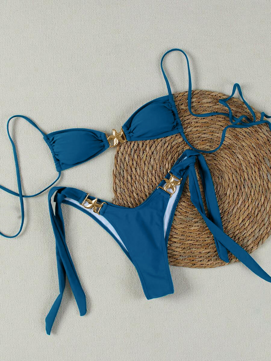 Damen Bikini-Set mit eleganten Schnallen R&B