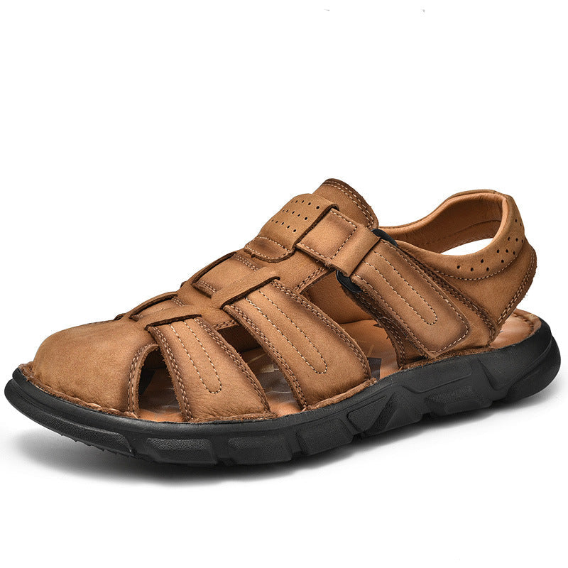 Herren bequeme Sandalen aus hochwertigem Leder R&B