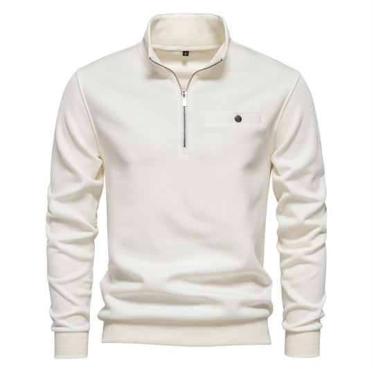 Herren Sweatshirt mit Stehkragen R&B