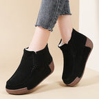 Damen Komfortable Warmgefütterte Stiefeletten mit rutschfester Sohle R&B