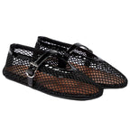 Damen Glitzernde Ballerinas mit dekorativem Riemen R&B