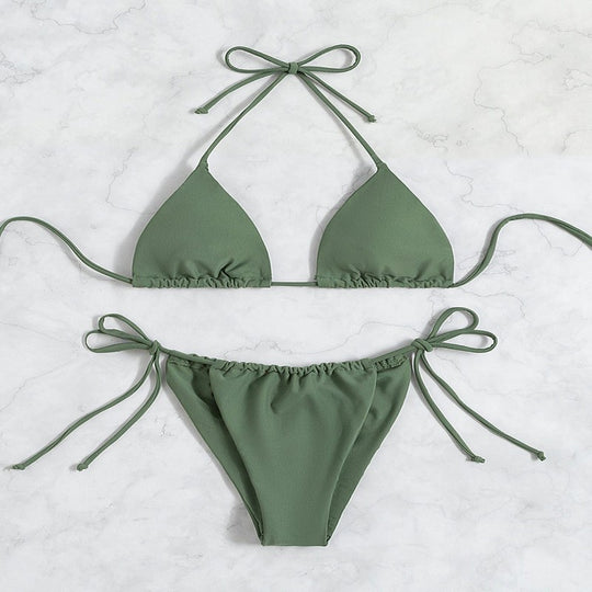 Damen Triangel-Bikini mit verstellbaren Bändern R&B