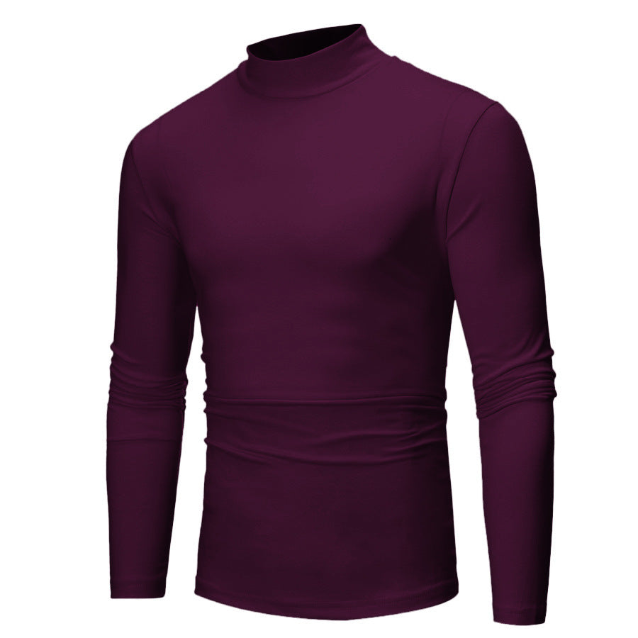 Herren turtleneck Langarmshirt R&B