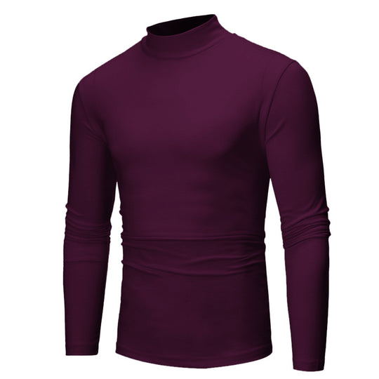 Herren turtleneck Langarmshirt R&B