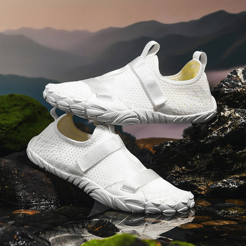 Damen Aqua-Fitness-Schuhe mit elastischen Riemen und atmungsaktivem Obermaterial R&B