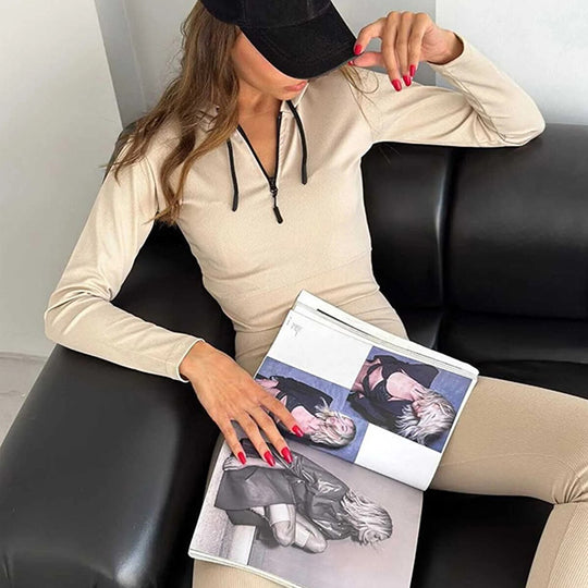 Damen Langärmliges Fitnessoberteil R&B