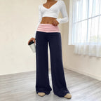 Damen Bequeme Loungehose mit hohem Bund R&B