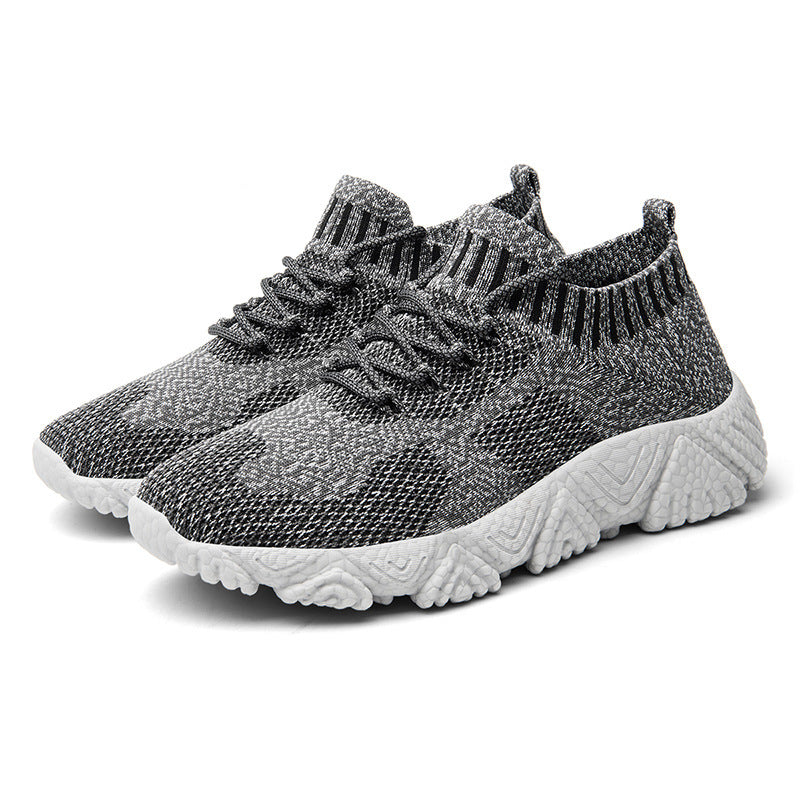 Unisex nan urbaner Strick-Schlupfsneaker mit sockenhaftem Schaft und markanter Profilsohle R&B