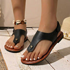 Damen Komfortable Zehensandalen mit anatomischer Fußbett R&B