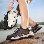 Damen Sportliche Wassersandalen mit ergonomischer Sohle und schnellschnürbarem System R&B