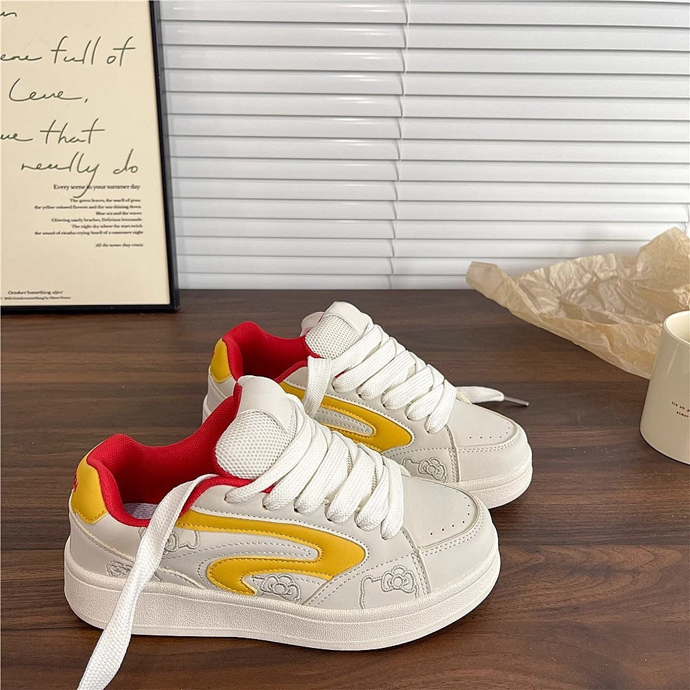 Damen Sportliche Sneakers mit einzigartigem Design und luftigen Einsätzen R&B