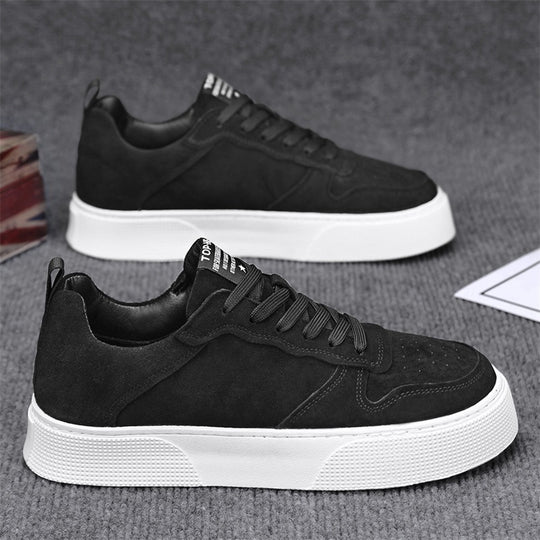 Damen modische Sneakers aus hochwertigem Wildleder mit atmungsaktivem Innenfutter R&B