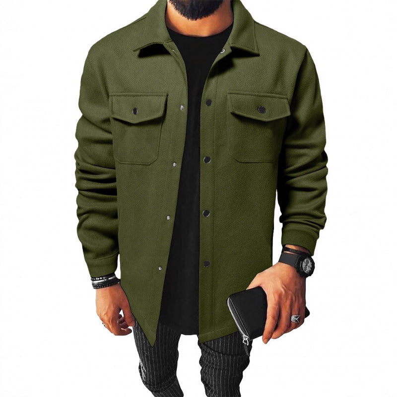 Herren Jackenhemd aus robustem Material mit praktischen Taschen R&B
