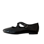 Damen Elegante Mary Jane Ballerinas mit modischem Riemchen und bequemem Fußbett R&B