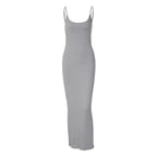 Damen Elegantes Maxikleid mit verstellbaren Trägern R&B