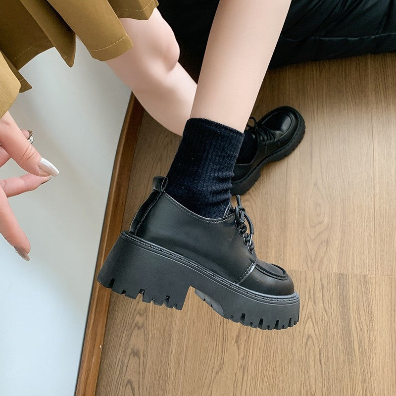 Damen Modische Schnürschuhe mit hochgezogenem Profil R&B