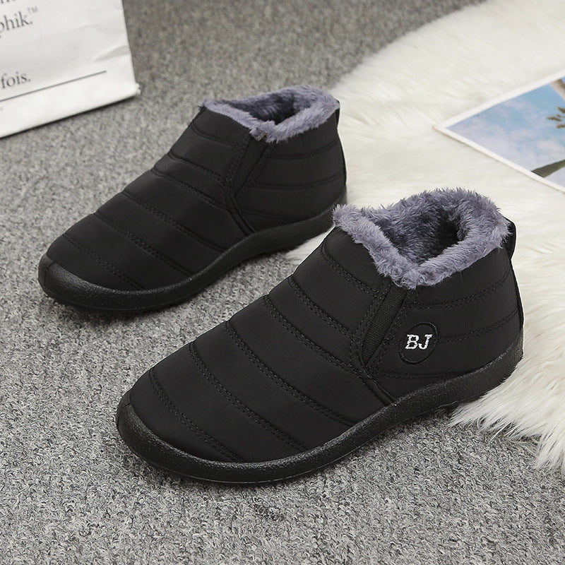 Damen gefütterte Freizeit-Stiefeletten mit rutschfester Sohle und praktischem Reißverschluss R&B