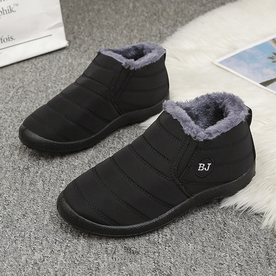 Damen gefütterte Freizeit-Stiefeletten mit rutschfester Sohle und praktischem Reißverschluss R&B