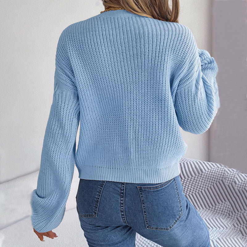 R&B | Zopfmuster Pullover aus Weichem Garn