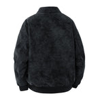 Herren elegante Wildlederjacke mit strukturiertem Schnitt R&B