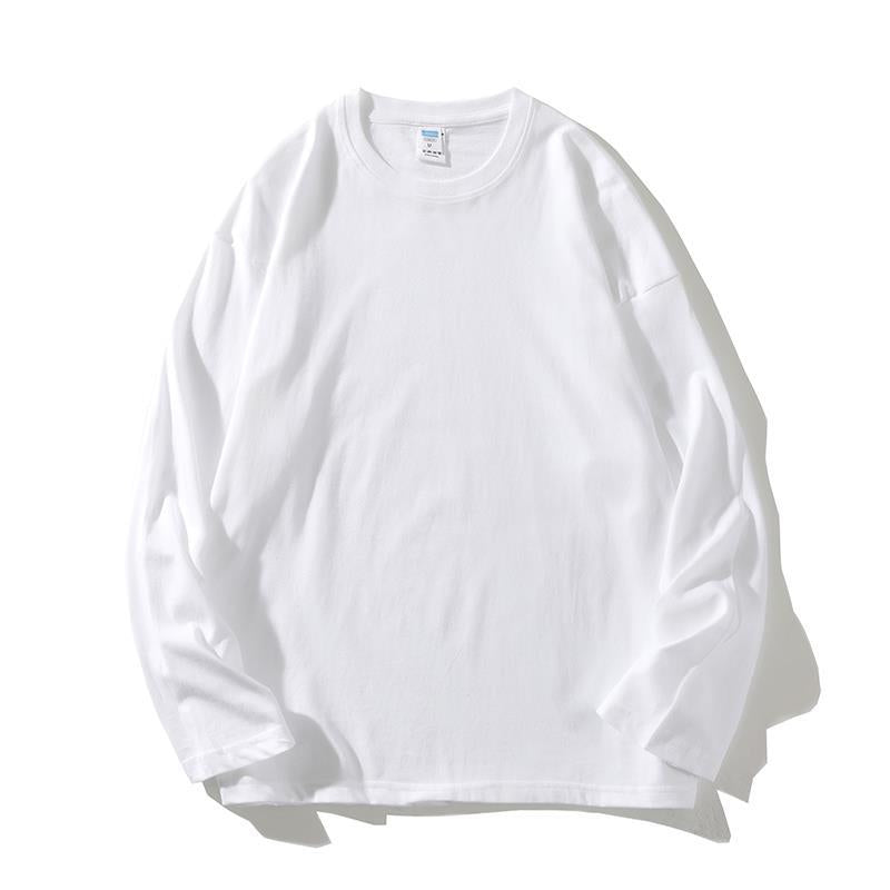 Damen vielseitiges Langarm-T-Shirt aus hochwertiger Baumwolle R&B