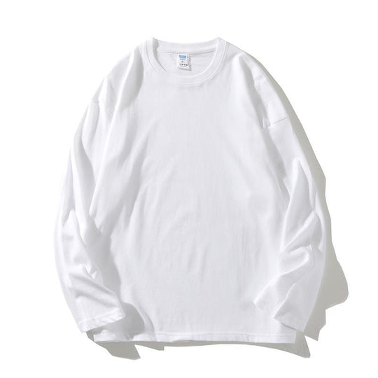 Damen vielseitiges Langarm-T-Shirt aus hochwertiger Baumwolle R&B