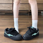 Damen Sneakers mit dickem Profil und atmungsaktiven Netz-Einsätzen