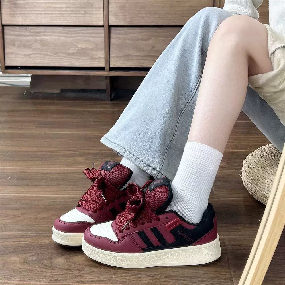 Damen sportliche Sneakers mit luftiger Mesh-Oberfläche und dämpfender Sohle