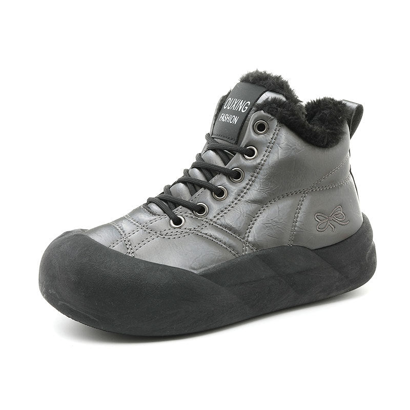 Damen Winterstiefel mit warmem Kunstfell und rutschfester Sohle R&B