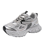 Damen Sportliche Laufschuhe mit dämpfender Sohle und atmungsaktiven Mesh-Einsätzen R&B