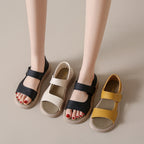 Damen Komfortable Sandalen mit verstellbaren Klettverschlüssen