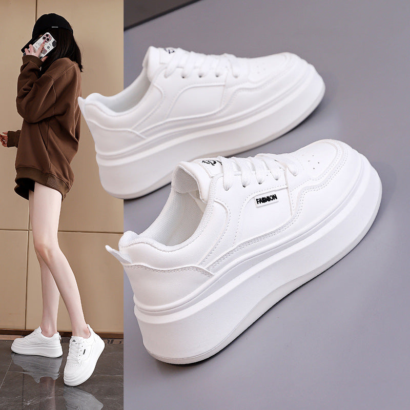 Damen chunky Sneakers mit extrahohen Laufsohlen und eleganter Optik R&B