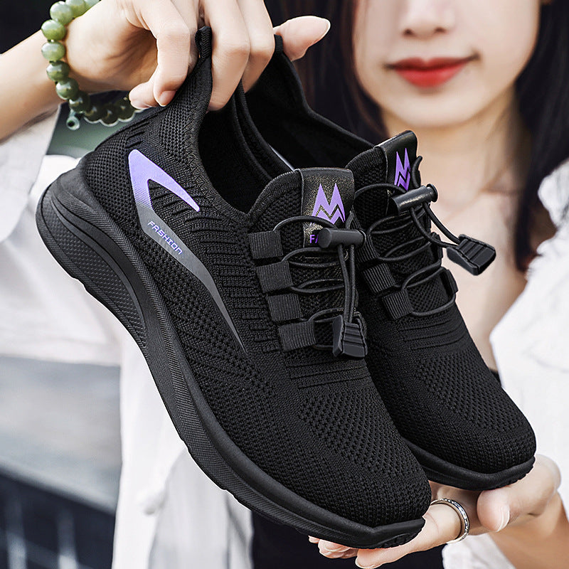 Damen Sportliche Sneaker mit atmungsaktivem Obermaterial und innovativem Schnürsystem R&B