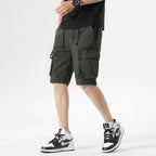 Herren Cargoshorts mit praktischen Taschen und elastischem Bund