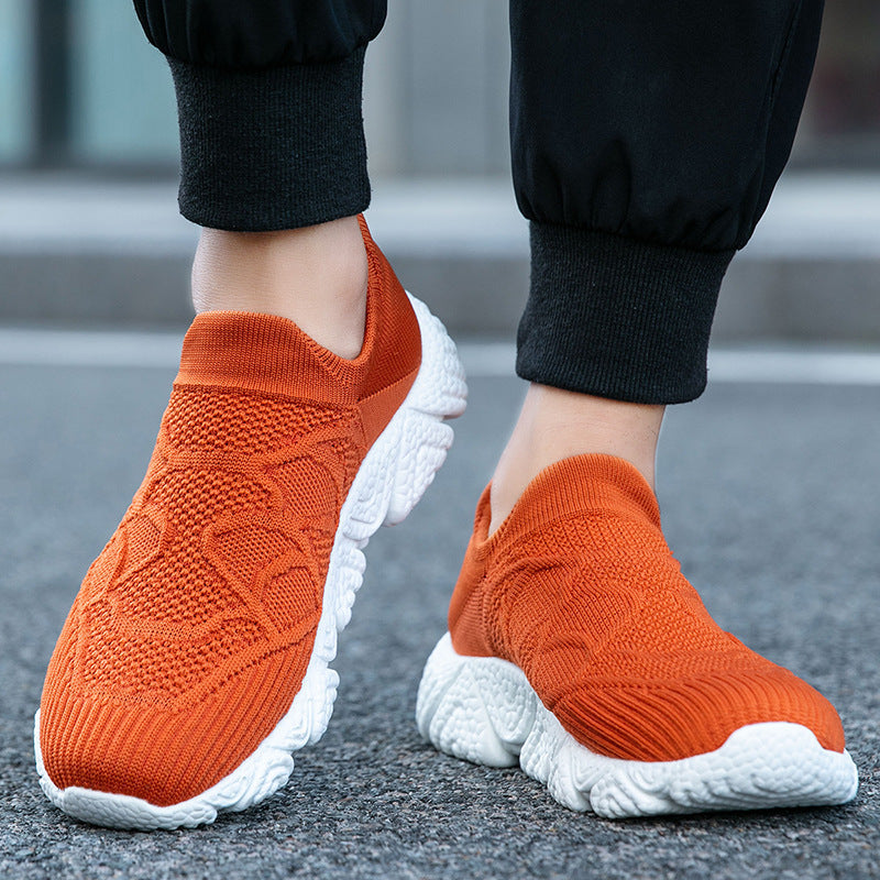 Damen Strick-Sneaker mit rutschfester Sohle und atmungsaktiver Passform