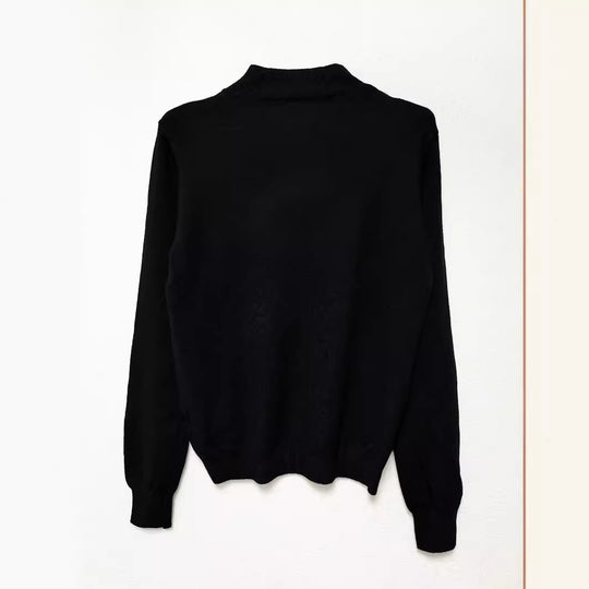 Damen Hochwertiger Pullover mit Stehkragen aus feinem Strick R&B