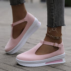 Damen Bequeme und modische Mary Janes mit verstellbarem Riemen