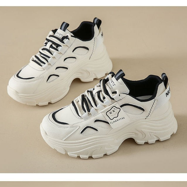 Damen Chunky Sneakers mit ergonomischer Sohle und atmungsaktiven Einsätzen R&B