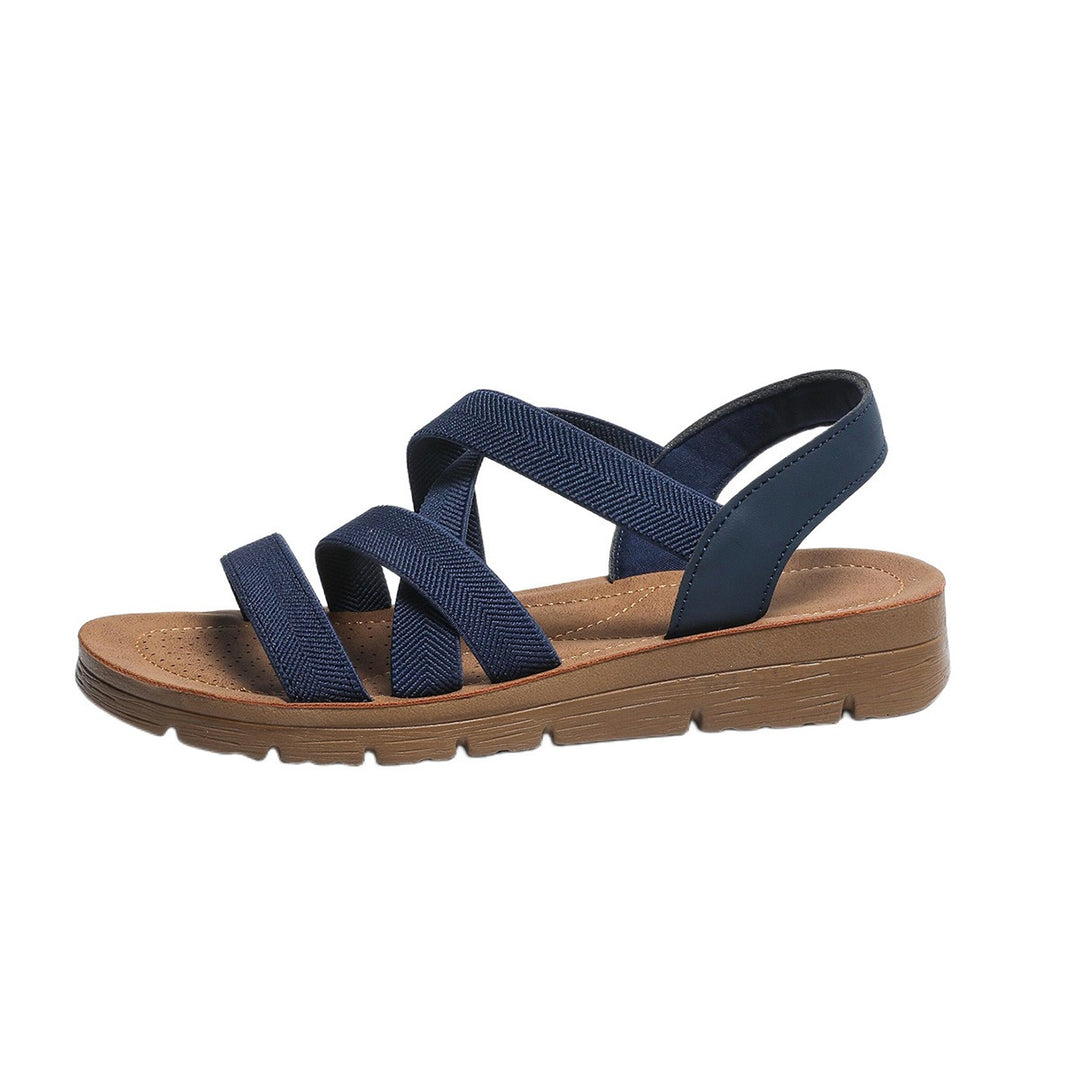 Damen Komfortable Sandalen mit elegantem Kreuzriemen-Design R&B