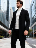 Herren eleganter Wollmantel R&B