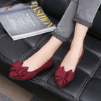 Damen Ballerina mit dekorativen Schleifenapplikationen und bequemer Passform R&B