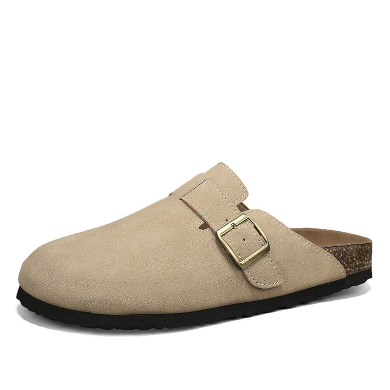 Damen elegante Clogs mit verstellbarem Riemen und rutschfester Sohle R&B