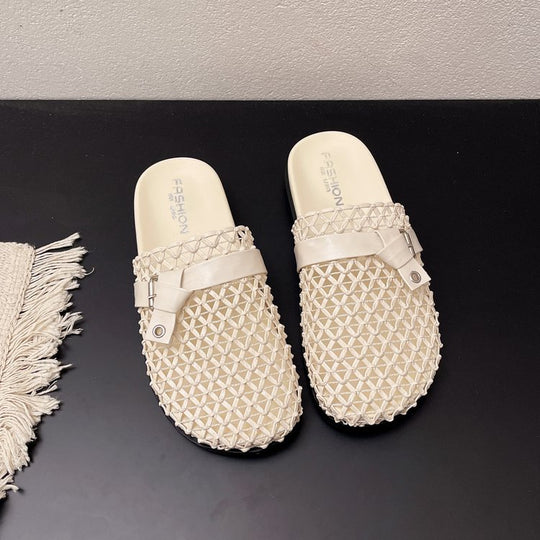 Damen moderne Slipper mit innovativem Waben-Design R&B