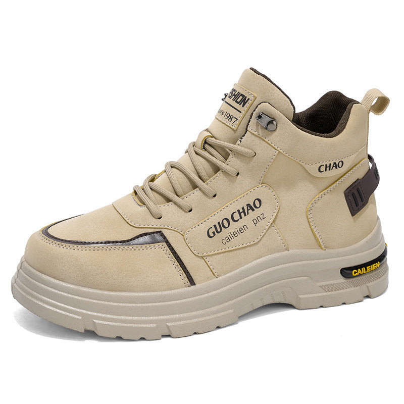 Damen Sportliche High-Top Stiefel mit rutschfester Sohle und verstärkter Dämpfung